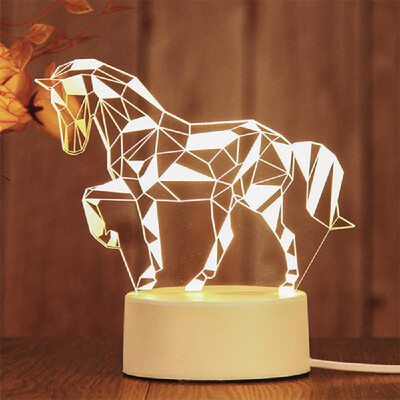 

New 3D Lamp Table Night Light Cartoon Toy Cat