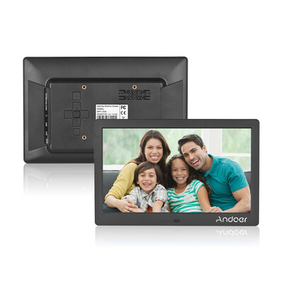 

Andoer 10 Inch Digital Alarm & Photo Frame LED Screen Simple Eletronic Photo Album Support ClockCalendarTime SettingMusicPhoto