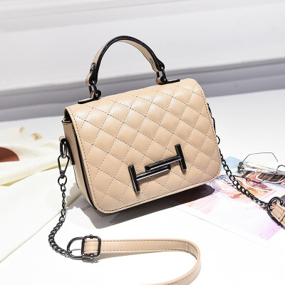 

New Chaozhou Korean version of ladiesbags with small oblique bags single shoulder bags Ling lattice chain bags all kinds of ba
