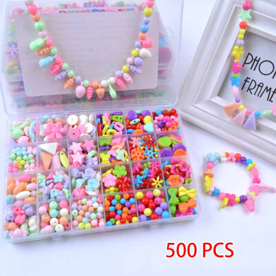 

Colorful Acrylic Bow Bead Diy Beading Hairband Necklace Craft Embelishment