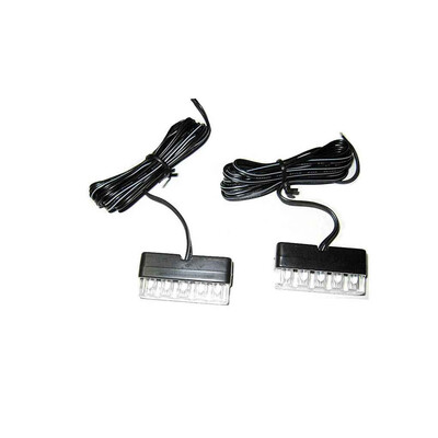 

2PCS waterproof Vibration proof Universal Motorcycle Bike Amber LED Turn Signal Indicator Blinker Lights