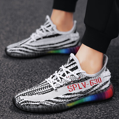 

Summer deodorant breathable sports casual running net shoes mens cloth shoes Korean version of the trend of wild youth canvas mens shoes