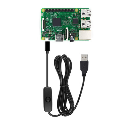 

Greensen For Raspberry Pi 3B Micro USB 5V 3A Power Supply Adapter Charger OnOff Switch