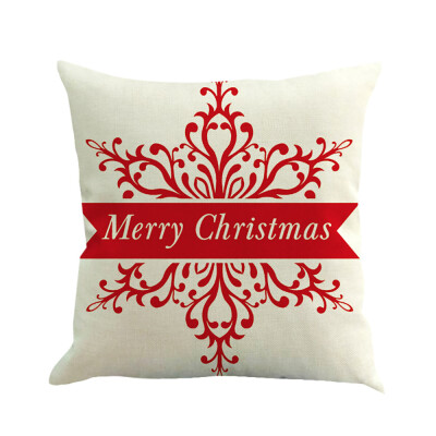 

〖Follure〗Merry Christmas Cushion Cover Square Pillow Case Home Decor