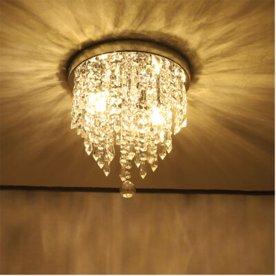 

Siaonvr Chandelier Crystal Chandelier Lighting 2 Lights Flush Mount Ceiling Light G9