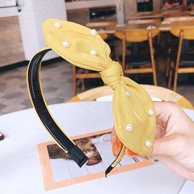 

Polka Dot Bowknot Headband For Women Kawaii Turban Bunny Ears Women Headbands Hairbands Girls Hair Accessories