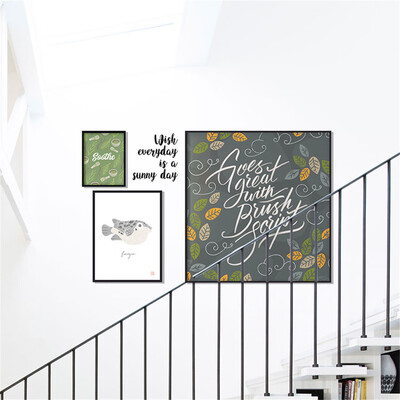 

〖Follure〗DIY Picture Frame Removable Wall Decal Family Home Sticker Mural Art Home Decor