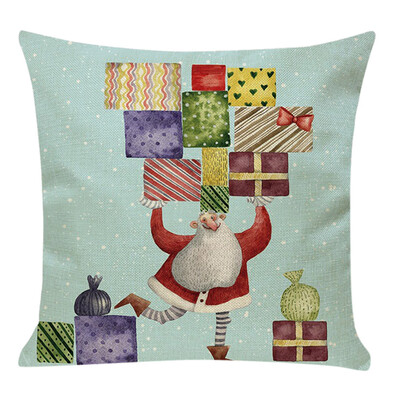

Tailored Christmas Tree comfortable Sofa Festival Square Pillowcase Cushion
