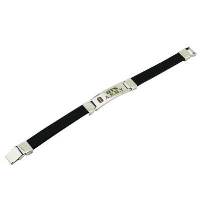 

Kpop BTS Bracelet Bangtan Boys Wristband Stainless Steel Cuff Bangle Bracelet Hot Gift for ARMY