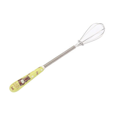 

Ceramic Handle Stainless Steel Hand Egg Beater Manual Egg Stirring Whisk
