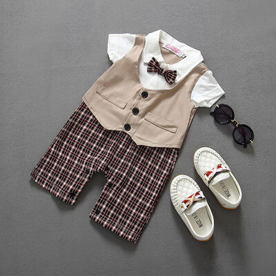 

Newborn Kid Baby Boy Infant Outfits Set Jumpsuit Romper Bodysuit One Piece Suit