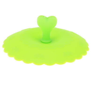 

Silicone Heart Shape Anti-Dust Cup Cover Tea Coffee Sealing Lid Cap