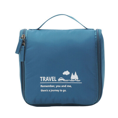 

Toponeto Memory Fabric Hanging Cosmetic Bag Waterproof Portable Travel Storage Bag