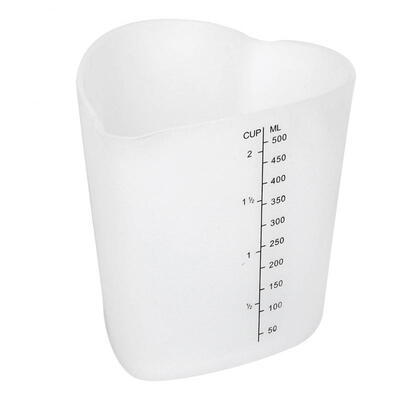

Greensen Thickness 500ml Cup High Temperature Resistance Silicone Measuring Cup