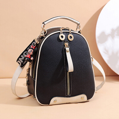

Double shoulder bag female fashion oblique satchel woman single shoulder bag handbag Korean version 100 lap mini small backpack ti