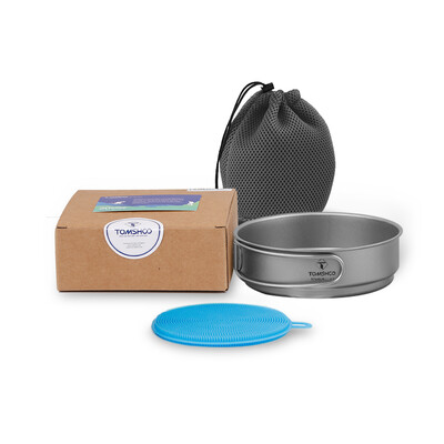 

TOMSHOO 350ml titanium frying pan