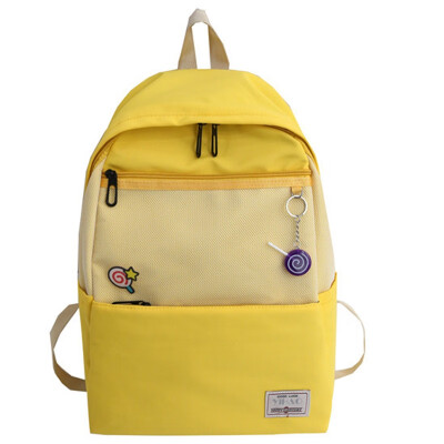 

Double - shoulder bag - Korean version of former resident uzzang high school student school bag girl department with lollipop smal