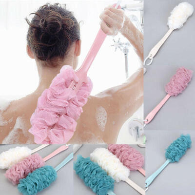 

Long Handle Back Bath Shower Body Scrub Mesh Bath Back Brush Clean Oneself