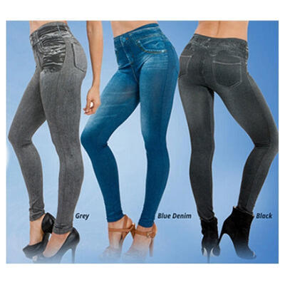 

NEW Sexy Women Jean Trouser Jeggings Stretchy Slim Leggings Fashion Skinny Pants