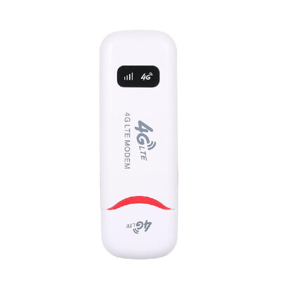 

4G Portable Mini Wifi Router Usb Modem 100Mbps LTE FDD With SIM Card SlotWhite