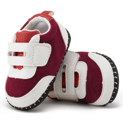 

Baby Boys Girls Shoes PU Patch Suede Shoes Anti-slip Baby First Walker Casual Toddler Shoes