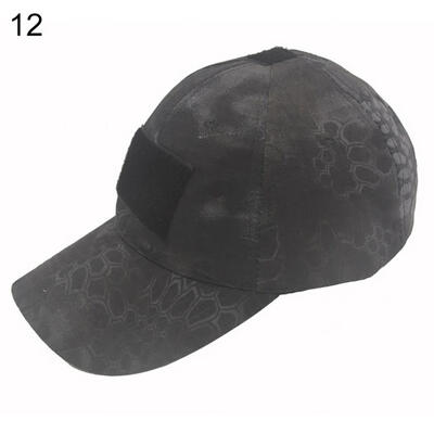 

Outdoor Tactical Sports Camouflage Hat Unisex Baseball Cap with Magic Tape