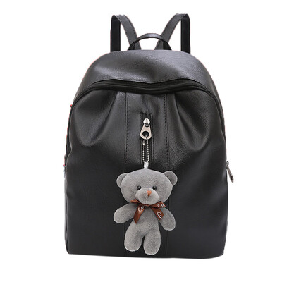 

Tailored Women Backpack Bear Hang Backpack School Shoulder Rucksack Travel Hobo Bag