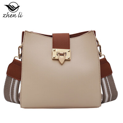 

Pu new womens shoulder bag casual polyester soft face pure female bag overseas