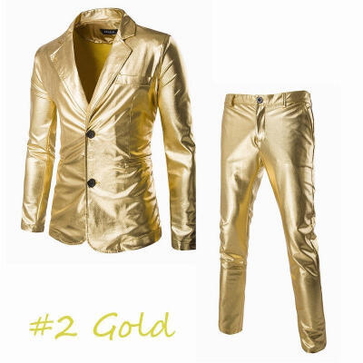 

Hot Men&39s Bling Suit Blazer Coat Jacket Pants Dress Formal Party Tops Outwear