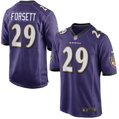 

Mens Football Jersey Baltimore Ravens Justin Forsett Purple Game Jersey