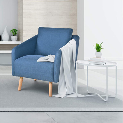 

Accent Leisure Chair Fabric Upholstered Arm Chair