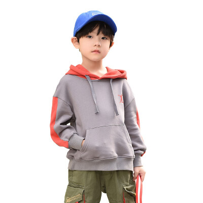 

GONGXICHEN 2019 autumn new boy hooded pullover sweater sweater sports 14953