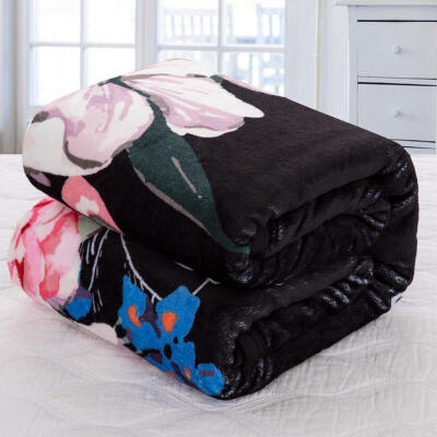 

Greensen Skull Blanket Soft Fleece Throw Blanket Skeleton Rose Blanket 60"x 80"