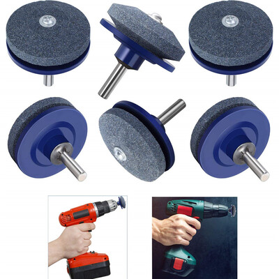 

Siaonvr Lawn Mower Sharpener Lawnmower Sharpener For Power Hand Drill 6Pcs
