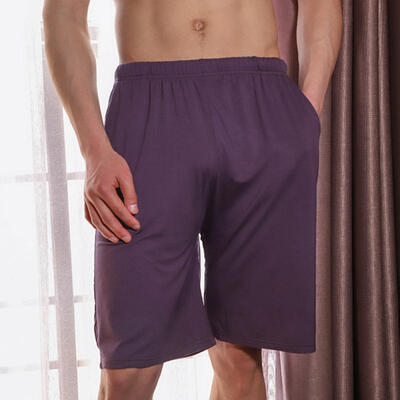 

Summer Modal Mens Sleep Bottoms Soft Thin Loose Casual Five Pants Shorts For Men