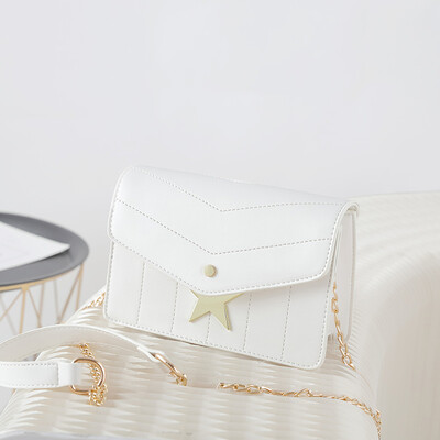 

In summer the Korean version of the fashionable chain bag with one shoulder&one shoulder inclined bag with the small ladys b