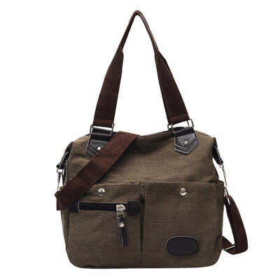 

Large Capacity Shoulder Handbags Women Canvas Travel Totes Crossbody Bags