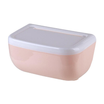 

Tissue Box Roll Paper Case Tissue Dispenser Toilet Bathroom Wall-mounted Paper Towel Holder Storage Rack Tray