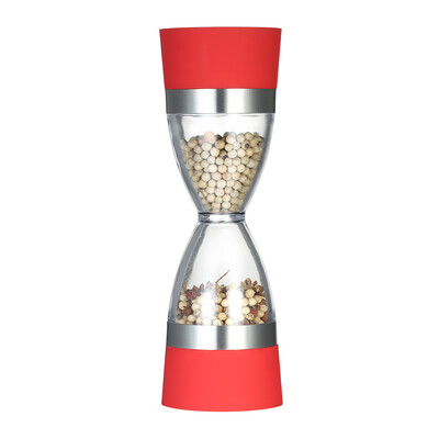 

2 in 1 Manual Pepper Grinder Peppercorn Salt Mill with Adjustable Coarseness Seasoning Grinding Tool