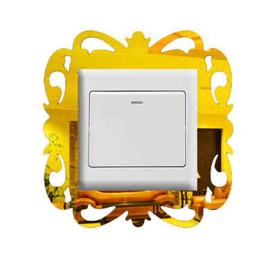 

〖Follure〗1PC Switch Sticker Home Decor Wall Mirror Style Photo Frames For Shop Switch