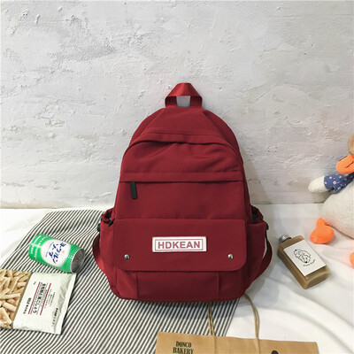 

ins wind bag girl Korean version of high school students simple Sen department junior high school girls large-capacity two-shoulde