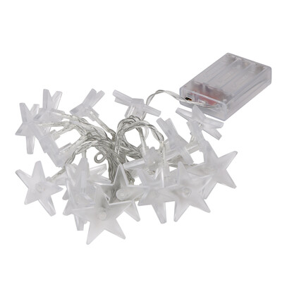 

Battery 23M 20 LED String lights Star Shaped Fairy Lights for Wedding