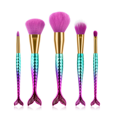 

Toponeto 5PCS Pro Make Up Foundation Eyebrow Eyeliner Blush Cosmetic Concealer Brushes