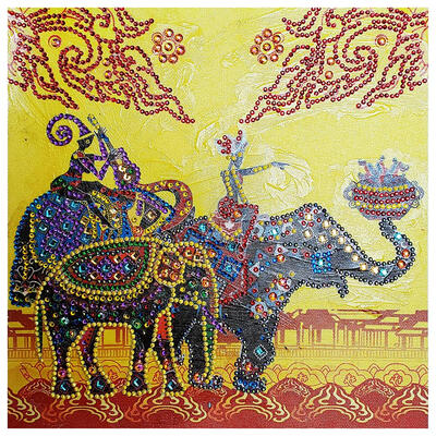 

5D DIY Special-shaped Diamond Painting Elephant Cross Stitch Embroidery Kit