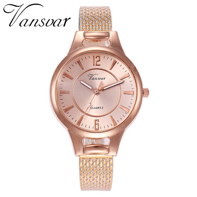 

RM Vansvar Fashion Temperament Women Silicone Strap Colorful Dial Quartz Watch