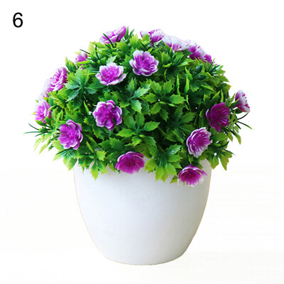 

1Pc Potted Artificial Flower Bonsai Stage Garden Wedding Home Party Decor Props