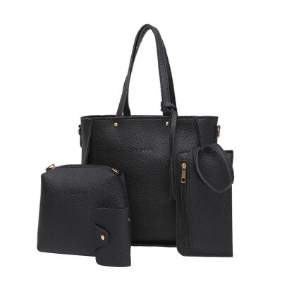 

Tailored Four Set Handbag Shoulder Bags Four Pieces Tote Bag Crossbody Wallet Bags BK