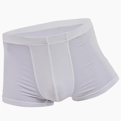 

Summer Sexy Mens Boxer Briefs Ultrathin Elastic Ice Silk Breathable 3D Convex Underwear For Men