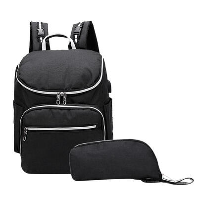 

Women Mummy Backpacks Zipper Large Capacity Travel Purse Shoulder Handbags