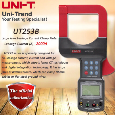 

UNI-T UT253B Large Jaws Leakage Current Clamp Meter Data Transfer Data Storage LCD Backlight